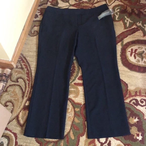 COVINGTON Essentials Size 18S Straight Leg Blue Pant Trouser Career $68 NWT - Picture 2 of 11